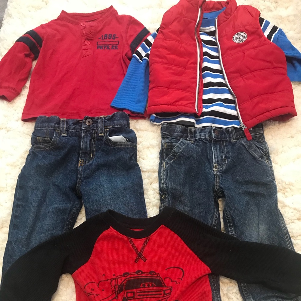 Oshkosh bundle of 18 months clothing